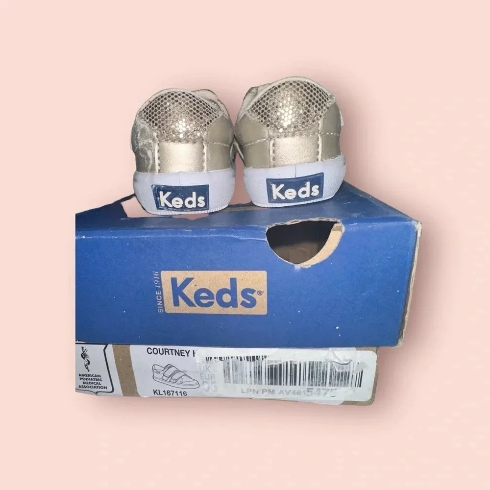Keds Courtney H&L Sneaker - Rose Gold size 5 - Picture 4 of 10